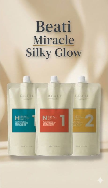 Beati Miracle Silky Glow, составы H и N с нейтрализатором, 400 мл