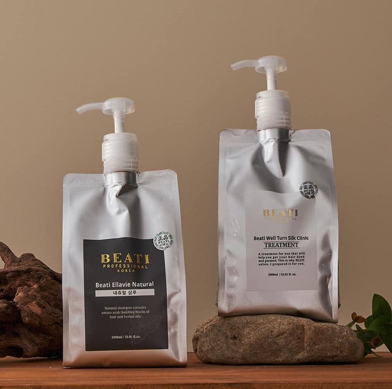 Natural шампунь 1000 мл + Silk Treatment 1000 мл
