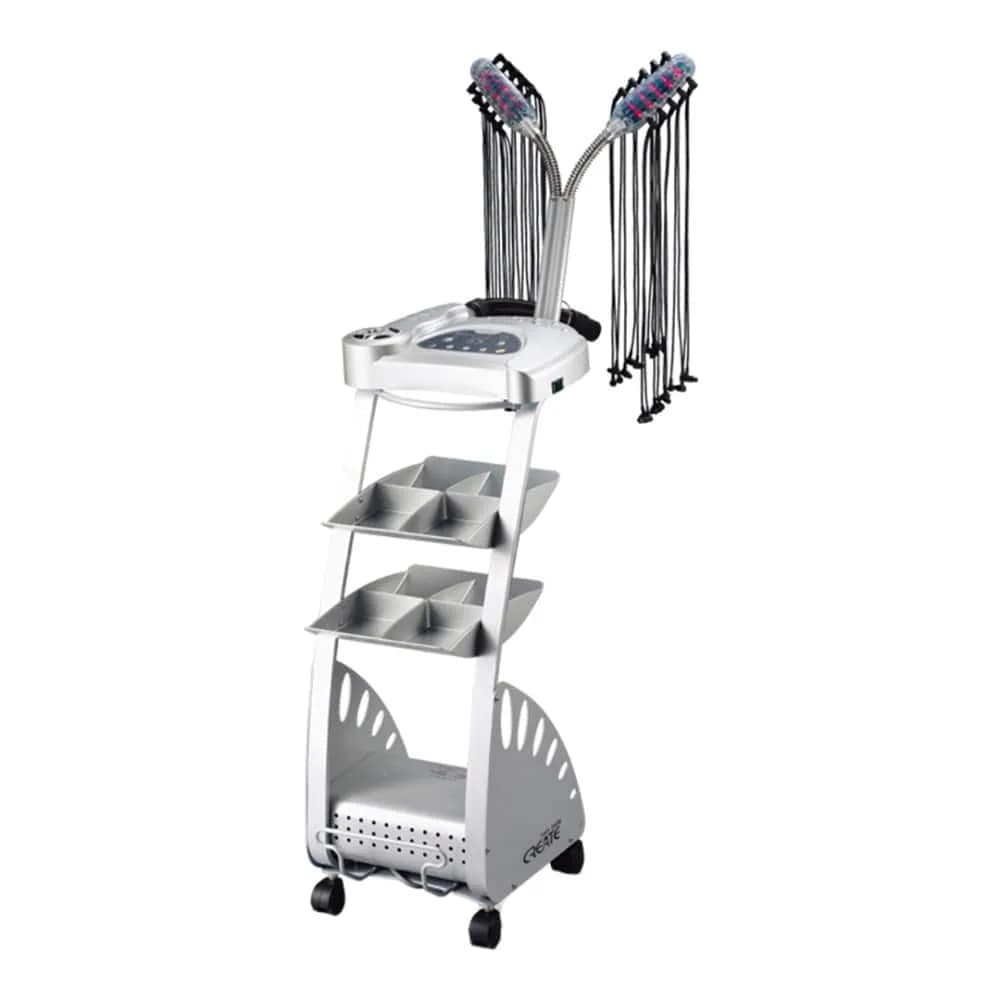 Create Twin Bell Plus hot perm machine on a trolley stand