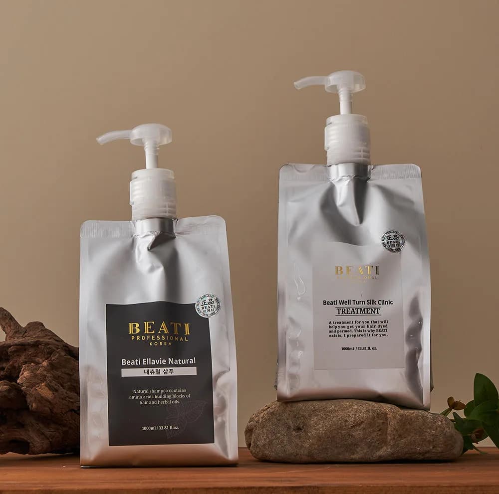 Natural шампунь 1000 мл + Silk Treatment 1000 мл
